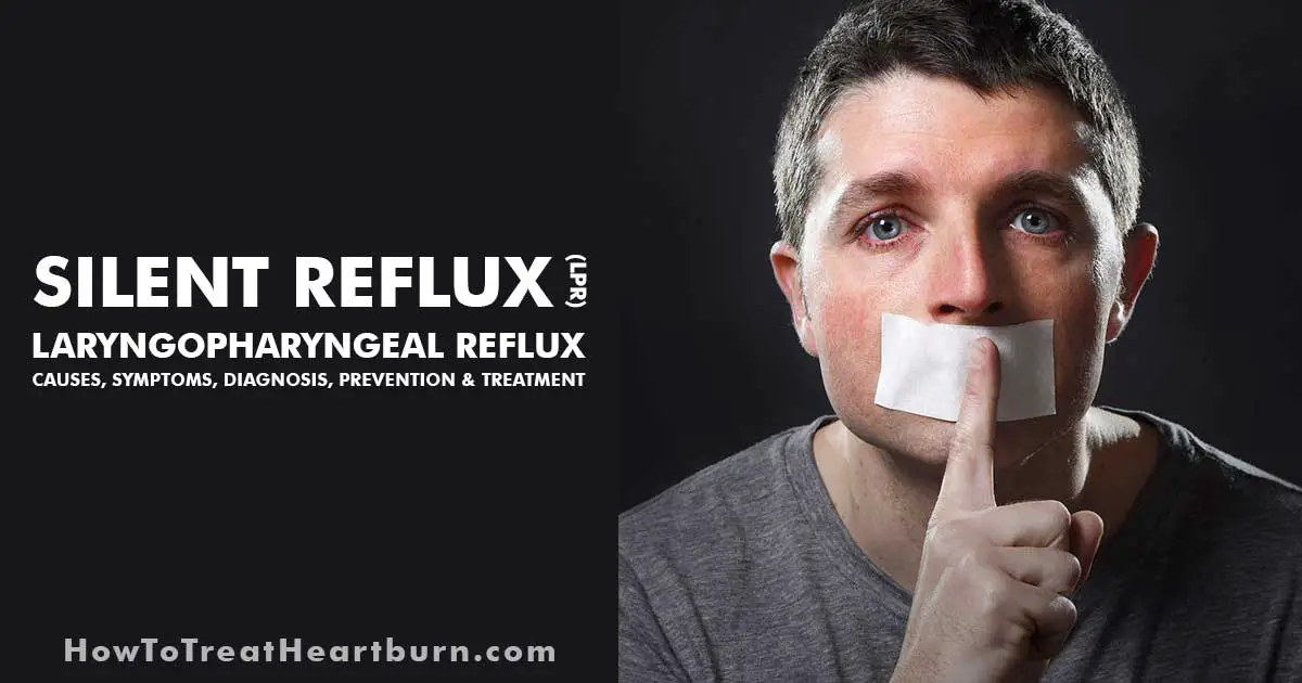 Silent reflux or laryngopharyngeal reflux (LPR) is the reflux of stomach contents beyond the esophagus into the throat, voice box, lungs, mouth, sinuses, ears and/or nose. The term “silent reflux” is used because refluxed acid doesn’t linger in the esophagus long enough to cause heartburn.